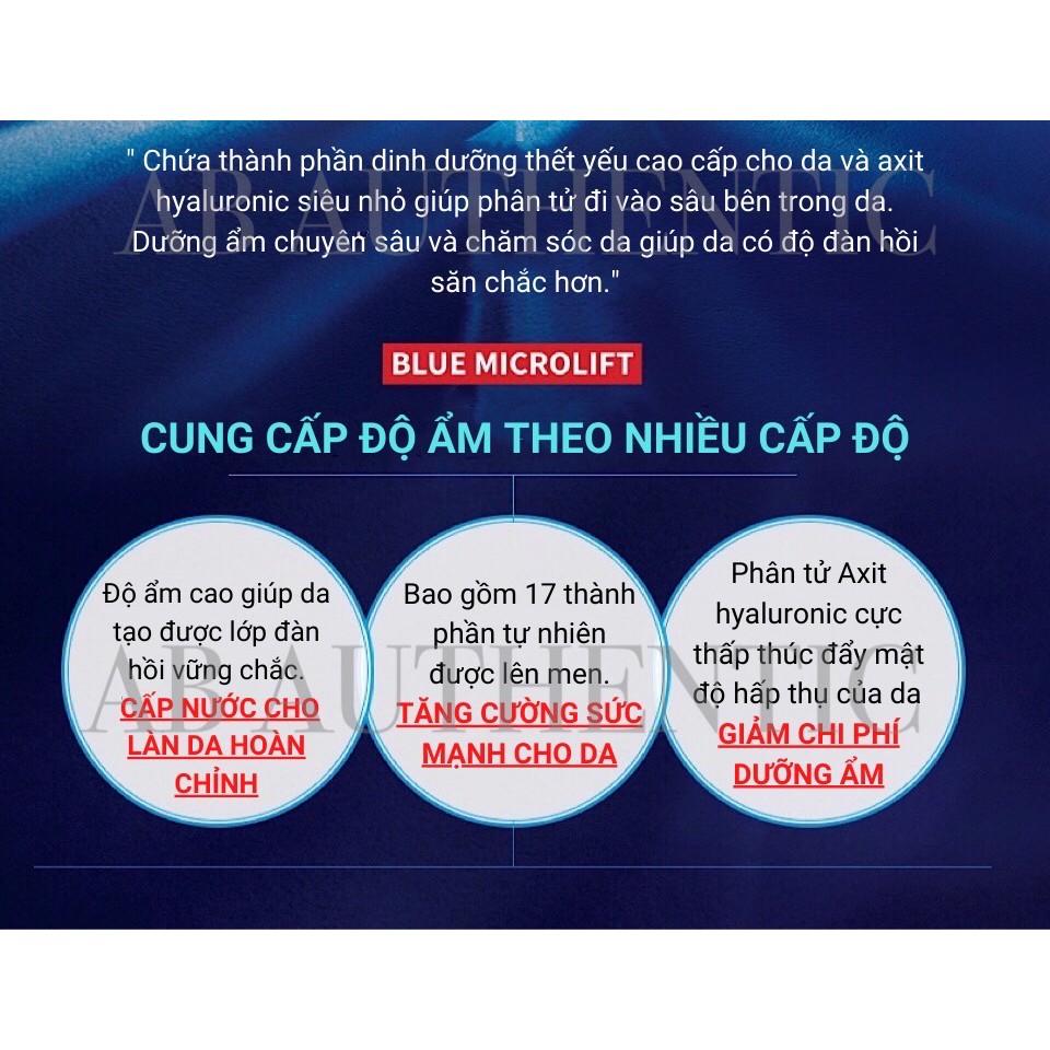 Gói sample kem dưỡng cấp nước, căng bóng da blue microlift hydra cnpcream - ảnh sản phẩm 7