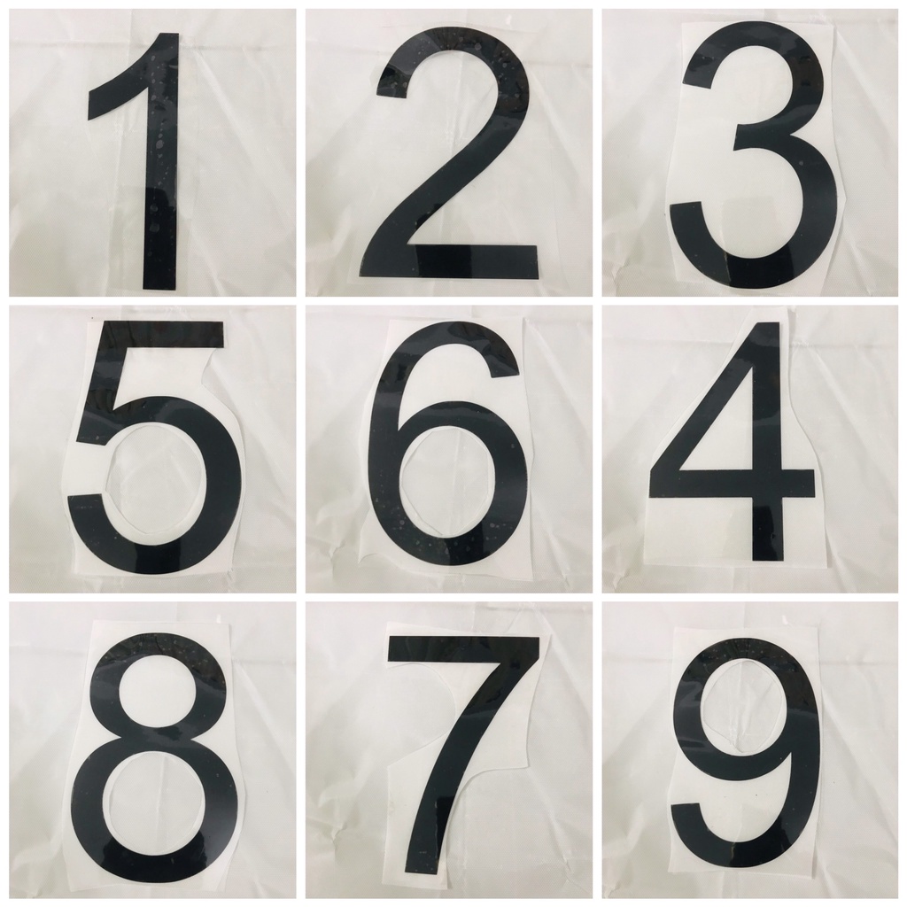 Hình Ủi Nhiệt, Decal Nhiệt KTS - Số Áo 1 - Poseidon.est2019