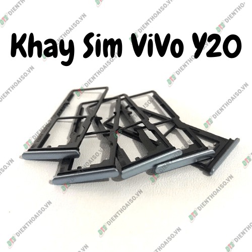 Khay sim máy Vivo Y20 xanh, đen, trắng