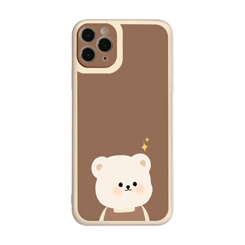 ỐP LƯNG IPHONE Gấu nâu cute iphone 12 pro/13pro/13promax/7/7+/8/8+/X/XS/XSM/11/11PMROMAX tr1040
