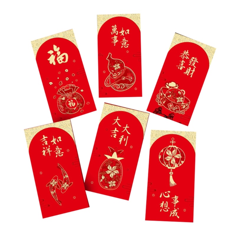 Bao Lì Xì Năm Mới Hình Thỏ Phong Cách Trung Hoa 2023 Cho Bé