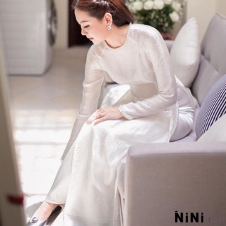 Áo dài gấm siêu xinh 350/1 bộ