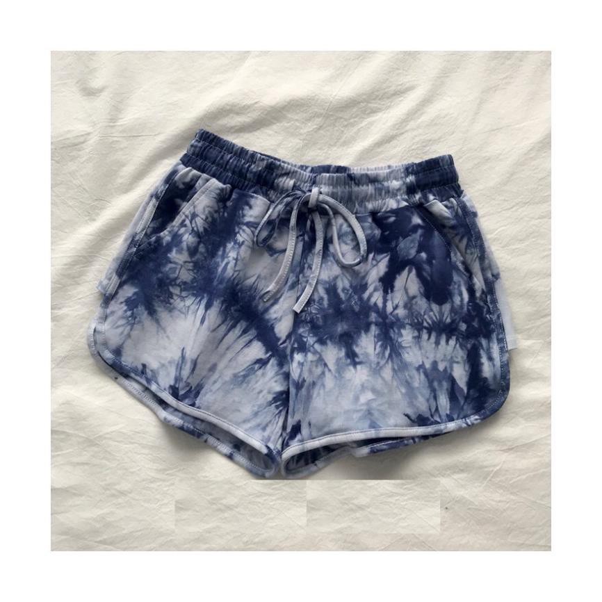 Quần Short Loang Màu PEONYB Nữ [FREESHIP] 🌸 Shorts đùi dáng ôm phối viền họa tiết, sooc thun cá tính Ulzzang HOT 🌸 ་