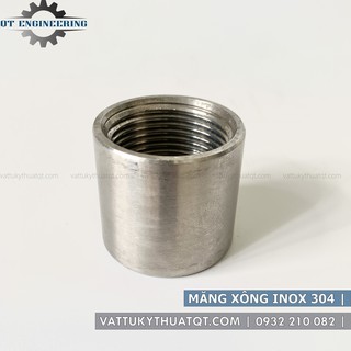 Măng Xông (Măng Sông) Ren Inox 304 | DN40,DN50,DN65 [VATTUKYTHUATQT.COM]