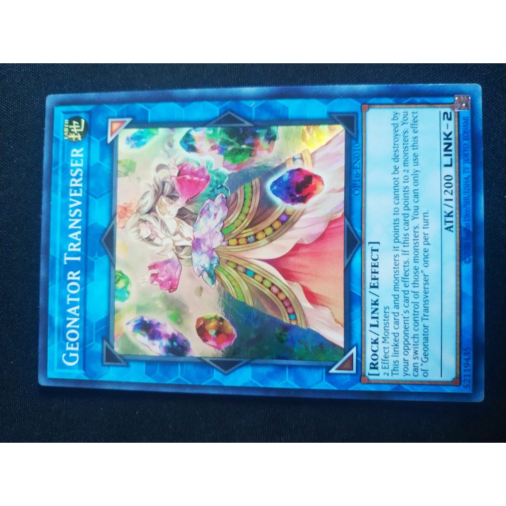 Thẻ bài Yugioh - TCG - Geonator Transverser / OP16-EN010'