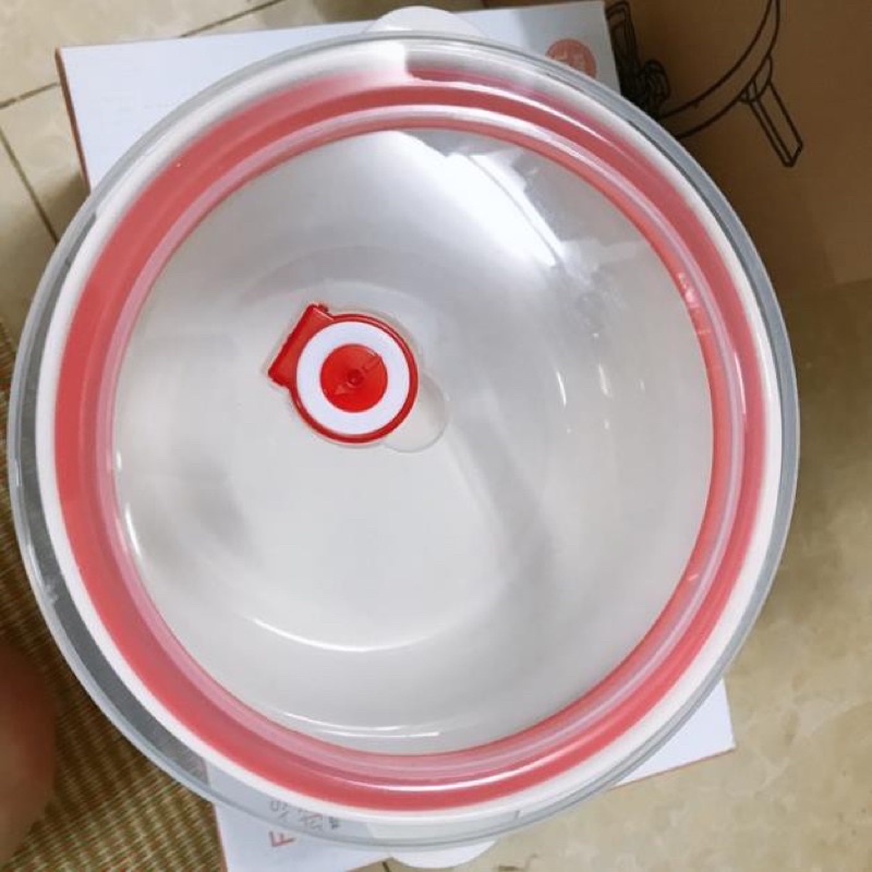 Thố Sứ Có Nắp Size Lớn 6inch 16cm - Hoa Văn Ngẫu Nhiên - Tô Sứ, Hộp Đựng Thực Phẩm, Hộp Mang Cơm