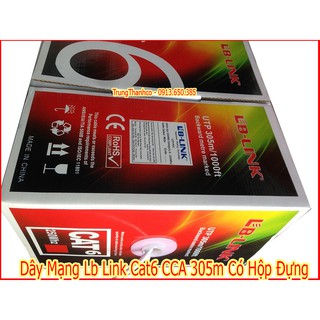 Dây mạng lb link cat6 cca 305m có hộp đựng