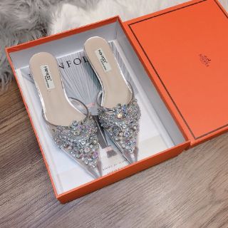 Sục mũi nhọn đính đá cực sang chảnh ạ.
