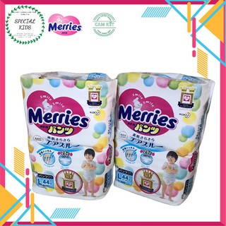 COMBO 2 GÓI TÃ/BỈM QUẦN Merries nội địa nhật đủ Size M58/L44/XL38/XXL26