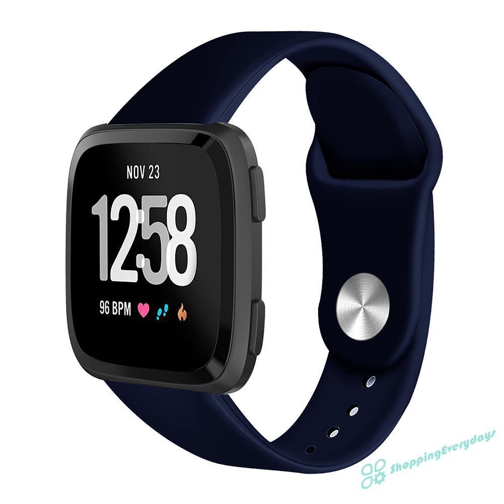 Dây Đeo Thay Thế Chất Liệu Tpu Thiết Kế Sọc Gân Nổi Cho Fitbit Versa