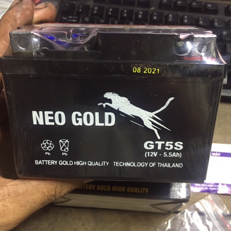 BÌNH ẮC QUY NEO GOLD GT5S NHẬP KHẨU 12V 5,5Ah