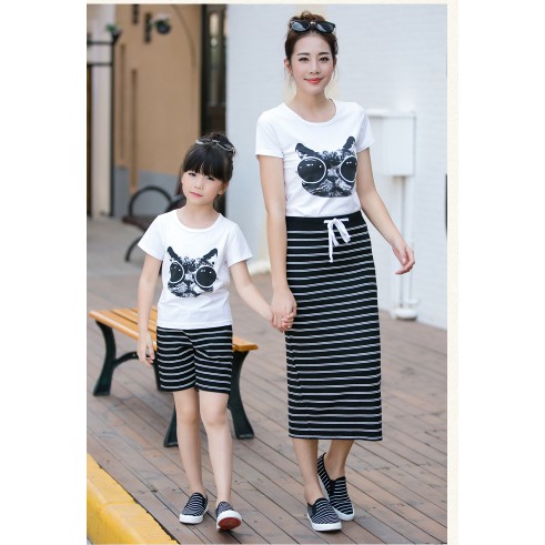 SET ÁO VÀ VÁY MẸ BÉ GÁI/ bé trai