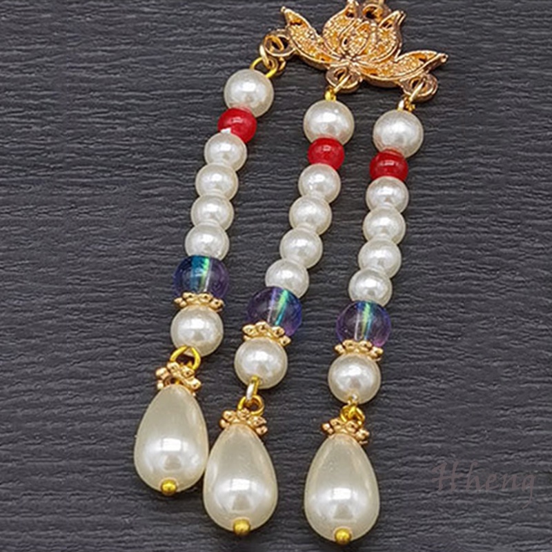 YADORNOS Kẹp Tóc Tua Rua Hình Chim Phượng Hoàng Phong Cách Cổ Điển Cho Nữ