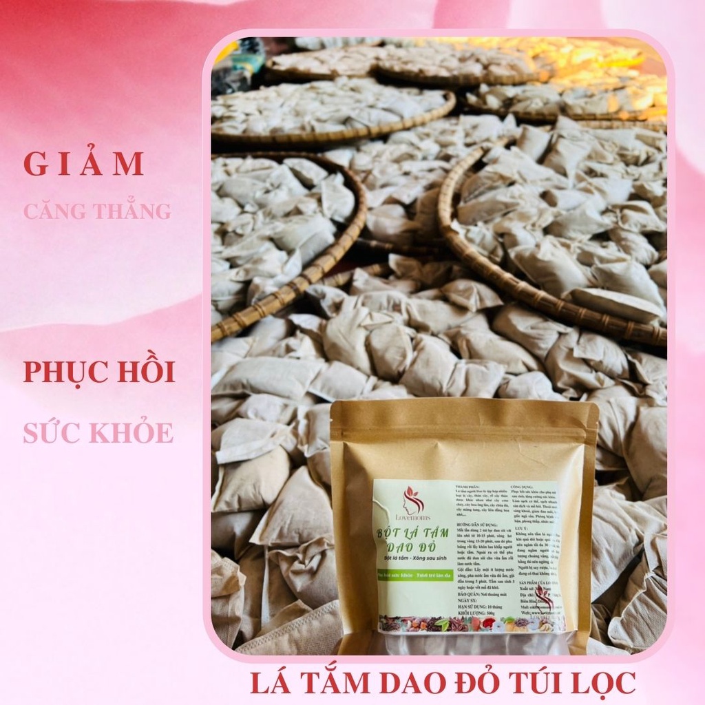Lá tắm người Dao đỏ sau sinh túi lọc 500gr