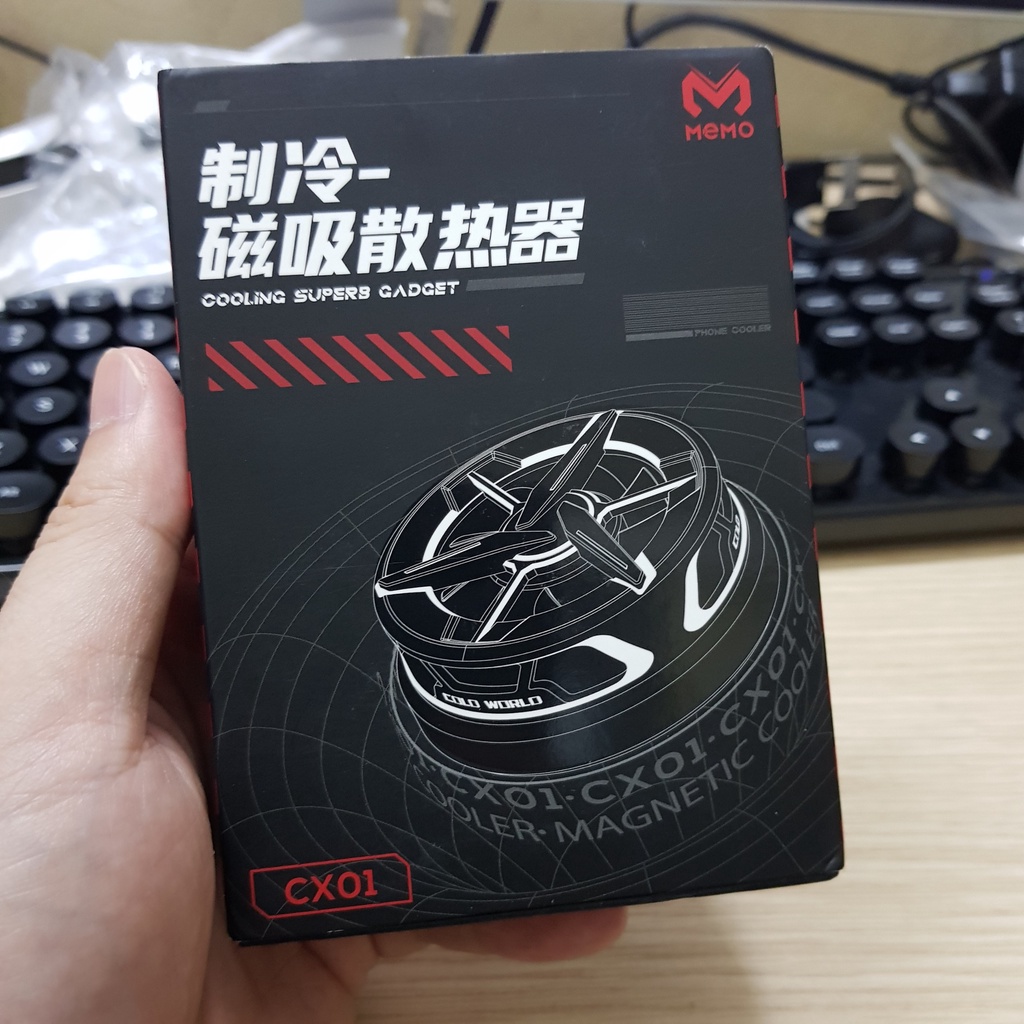 Quạt tản nhiệt Memo cx01, sò lạnh giảm sâu, chơi game không nóng giật lag, bảo vệ pin