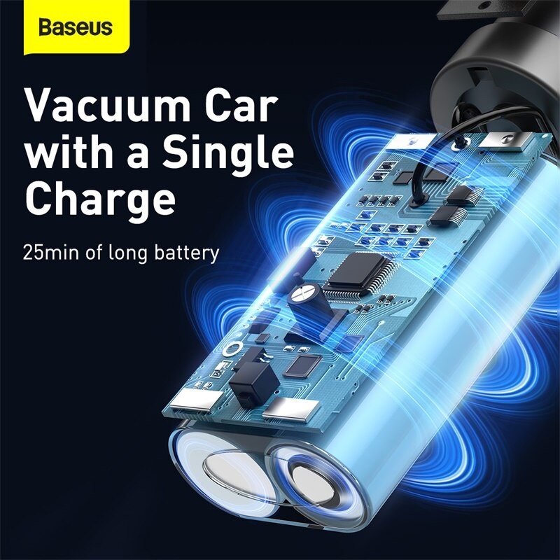 Hút Bụi Baseus A1/A2 Car Vacuum Cleaner Mini Handheld Auto Vacuum Cleaner with 4000/5000Pa Powerful Suction