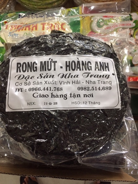 500g rong biển nấu canh & cháy tỏi