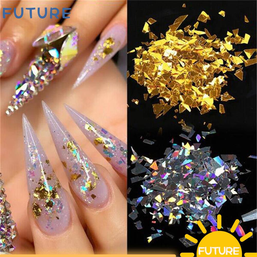 Kim Tuyến Lấp Lánh Trang Trí Móng Tay Nghệ Thuật DIY|Hạt Kim Sa 3D Lấp Lánh Đính Móng Nghệ Thuật