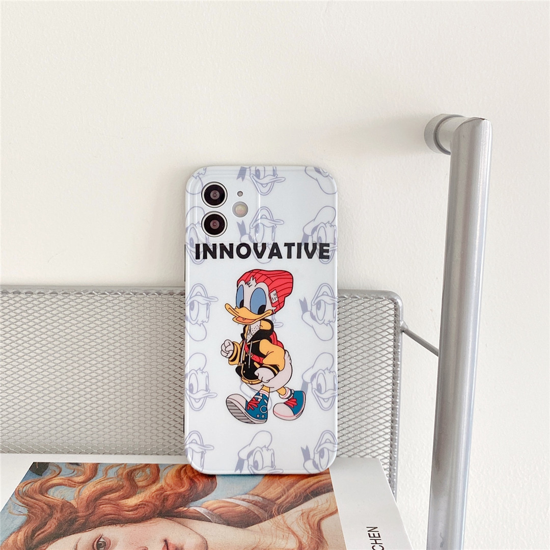 Ốp Lưng Nhựa Mềm In Hình Vịt Donald Dễ Thương Cho Iphone12 Mini 11 Pro Max 7 / 8plus Se2020 X / Xs Xr Xsmax | BigBuy360 - bigbuy360.vn