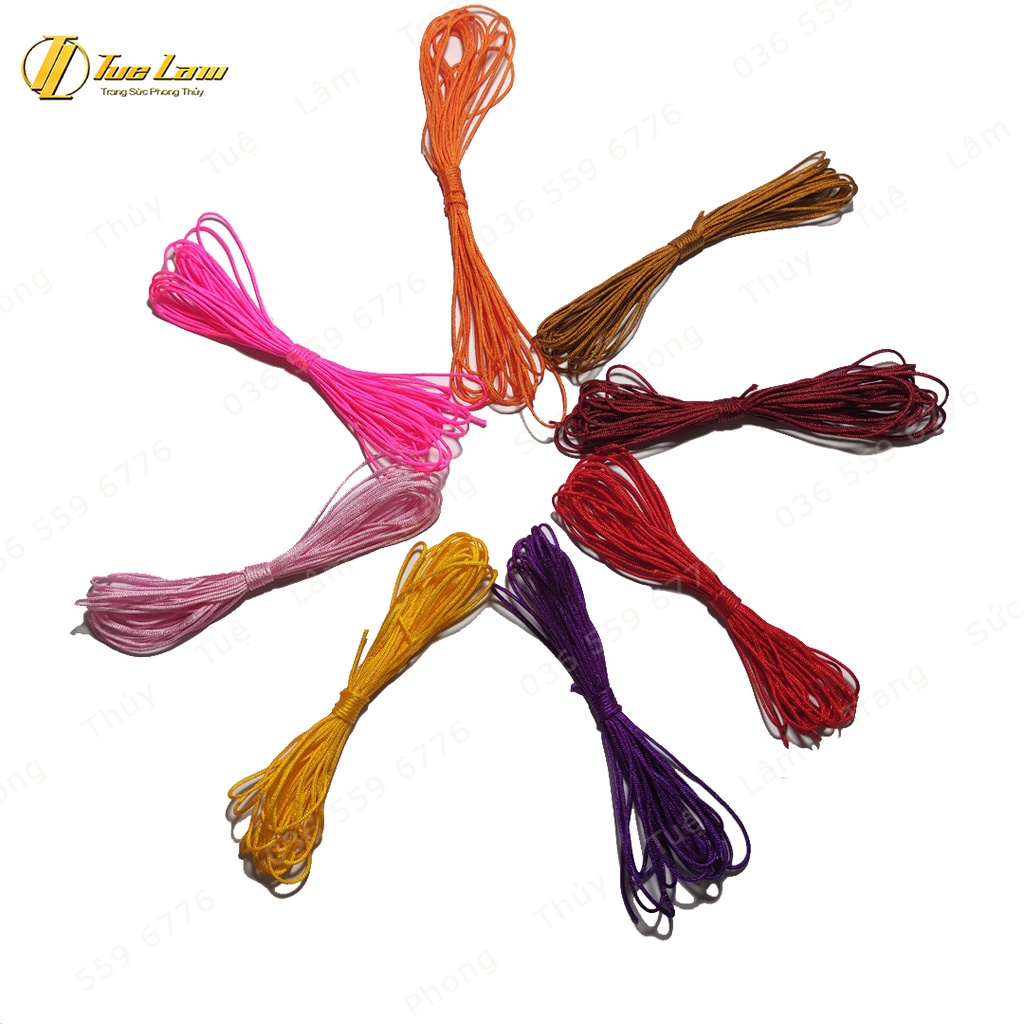 Combo 5m - 10m - 15m Dây Chỉ Tết Vòng Bện Vòng Handmade - DIY Tuệ Lâm