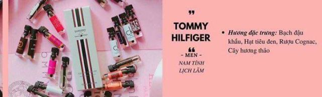 Nước hoa Nam TOMMY tinh dầu Pháp