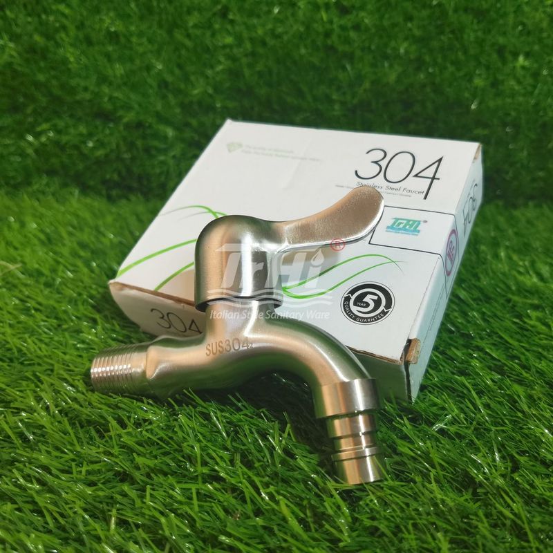 Vòi hồ tay đúc inox 304 cao cấp, Vòi nước inox 304, Vòi rửa tay inox304