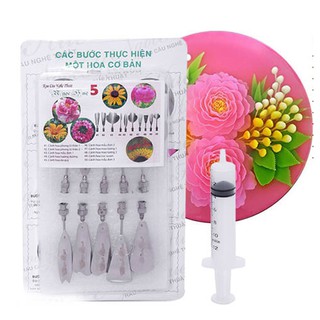 Dụng Cụ Làm Rau Cau 3D Ngọc Huệ 12 Món Inox 304 ( 5,6,7,8,9)