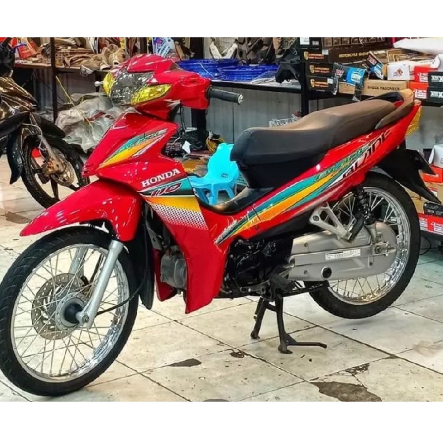 Tem Wave Blade 110 Dán Xe Đỏ