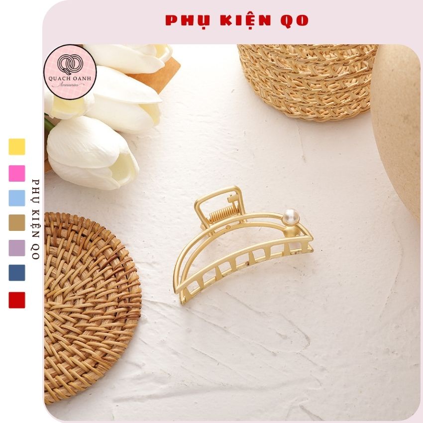 Kẹp tóc kim loại style Hàn Quốc xinh xắn dành cho bạn gái - KEP10