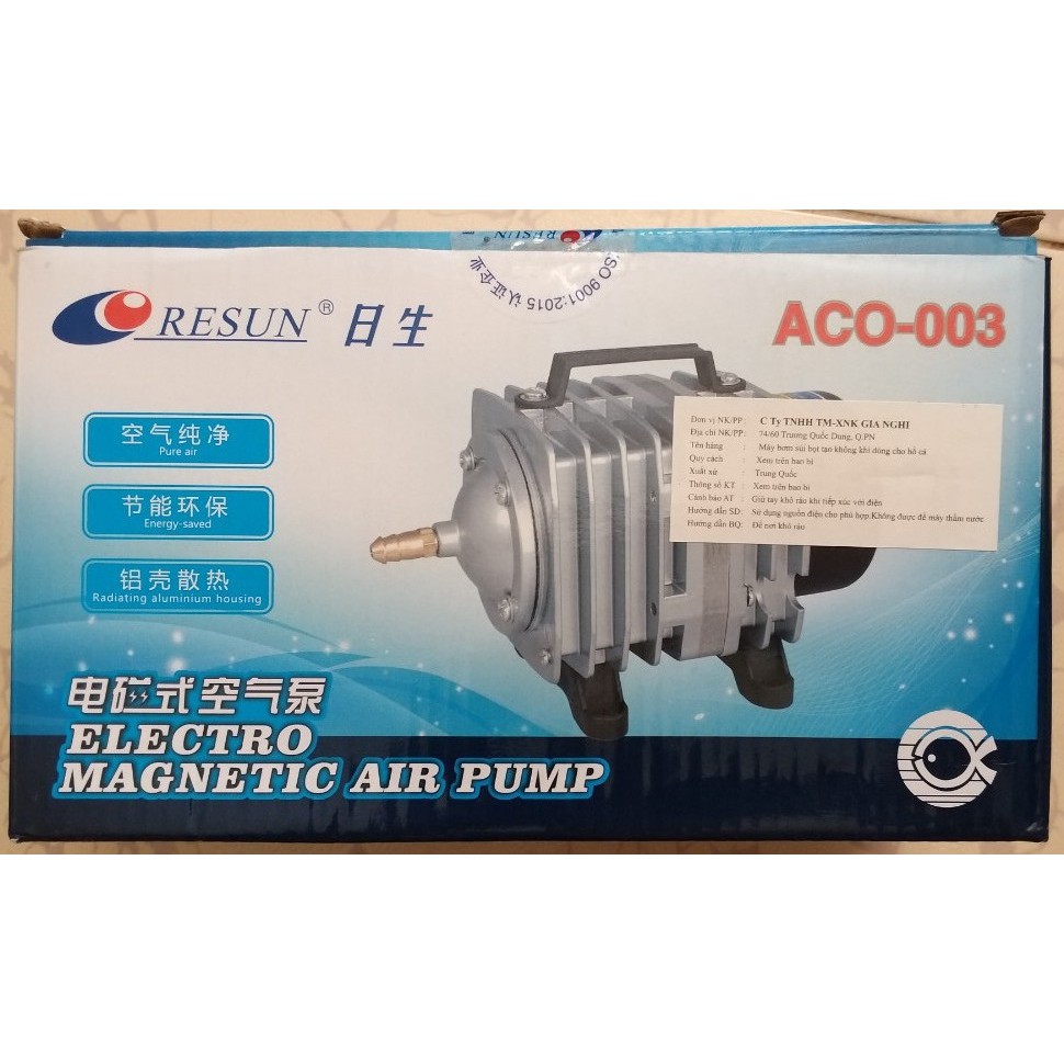 Máy thổi khí oxy Resun ACO-003 CÔNG SUẤT 35W