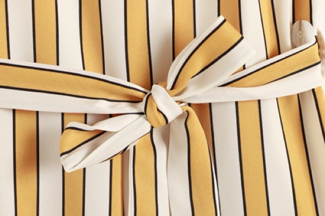 Bộ Jumpsuit kẻ sọc T.opshop