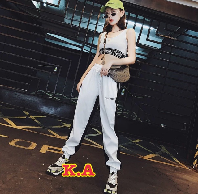 Quần jogger youboom unisex nam nữ chất cực đẹp | BigBuy360 - bigbuy360.vn