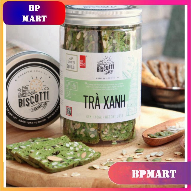 [Mã 156FMCGSALE hoàn 8% đơn 500K] Bánh BISCOTTI Gạch Đỏ 250g - Ăn Kiêng - Giảm Cân - Dành Cho Người Tiếu Đường | BigBuy360 - bigbuy360.vn