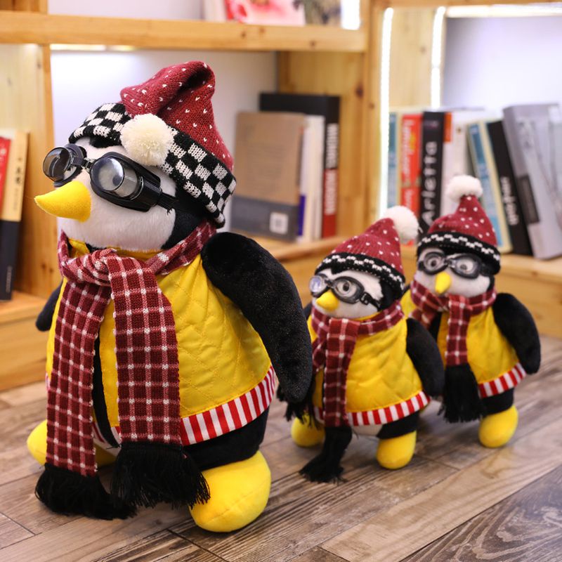 27/47cm Joeys Friend HUGSY Plush Penguin Animal Stuffed Toys Kids Birthday Gifts