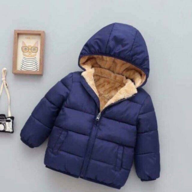 Áo phao lót lông cho bé