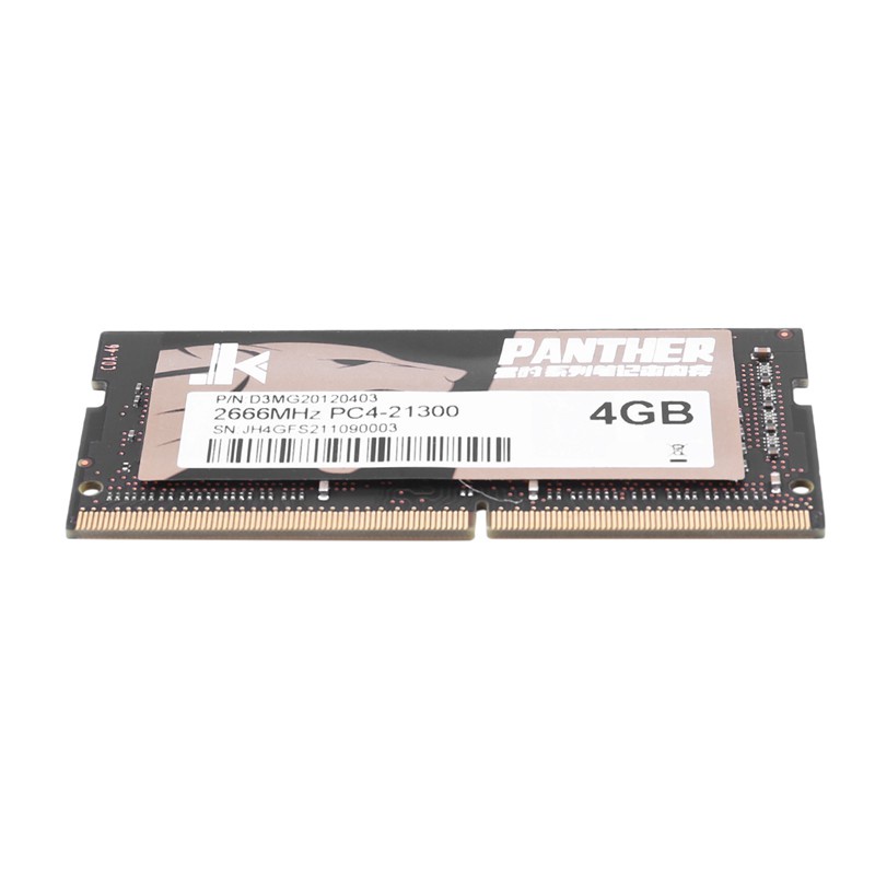 JK Black Panther NB Laptop Memory Bar, DDR4 2666Mhz High Performance and Stable Memory Bar for Laptop(4GB) | BigBuy360 - bigbuy360.vn