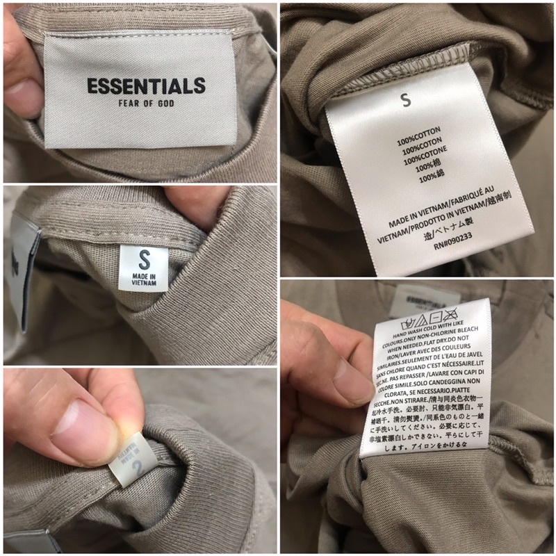 Áo Thun Essential Fog Ss21,22 Nam Nữ 100% Cotton Cao Cấp Cực Mướt Chuẩn Xịn Bao Check Chính Hãng