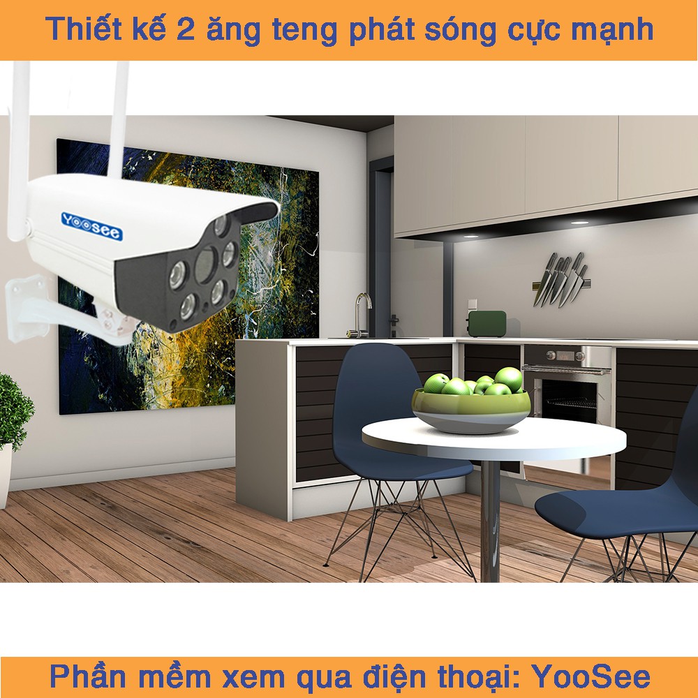 Camera wifi Yoosee chống nước  Full HD1080-2.0Mpx ZQ25M cảnh báo chuyển động, xem đêm có màu BH12T (YOOSEE ZQ25M) | BigBuy360 - bigbuy360.vn