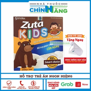 Siro Zuta Kids Hỗ Trợ Trẻ Ăn Ngon Miệng, Phát Triển Cân Nặng Hộp 20 Ống