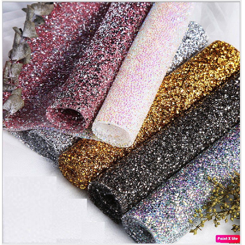 Thảm Đá Chụp Hình Mẫu Móng Siêu Đẹp, Óng Ánh 40 x 20cm