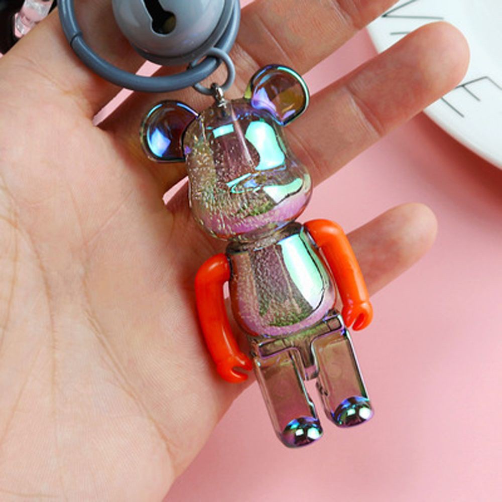 Móc Khóa Hình Gấu Trong Suốt Dễ Thương
