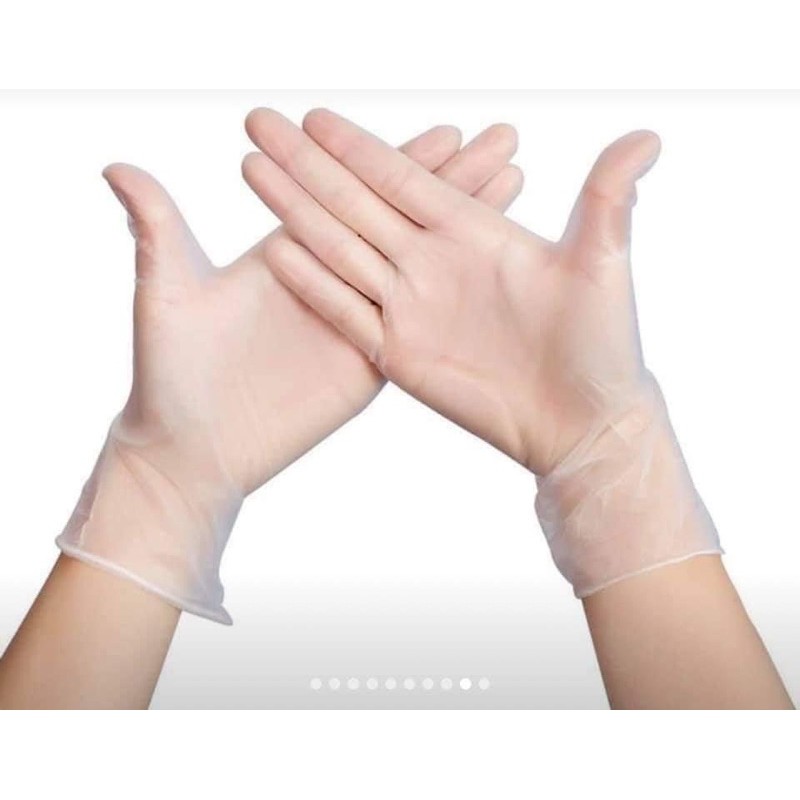 Gang tay silicon PVC combo 100 cái
