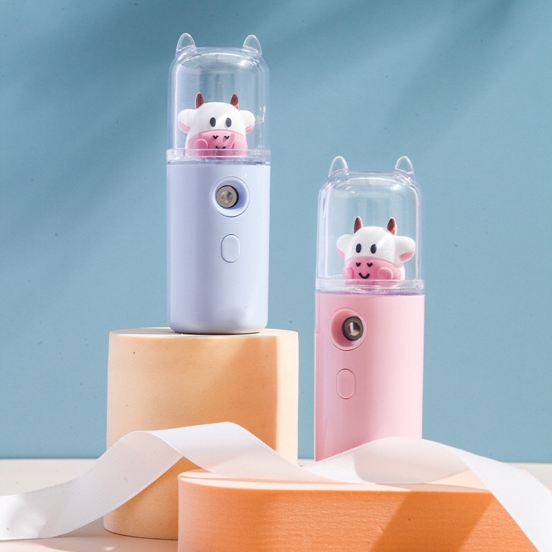(Pin 150mA.H Phun Mạnh)Máy Phun sương Mini Cầm tay Nano- Máy xịt khoáng Nano tạo độ ẩm da mặt