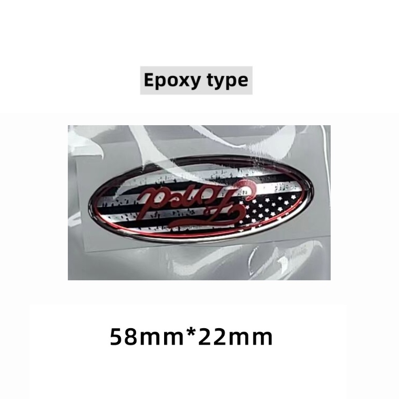 Miếng Dán Logo Trang Trí Vô Lăng Xe Hơi Ford Territory Ecosport Everest