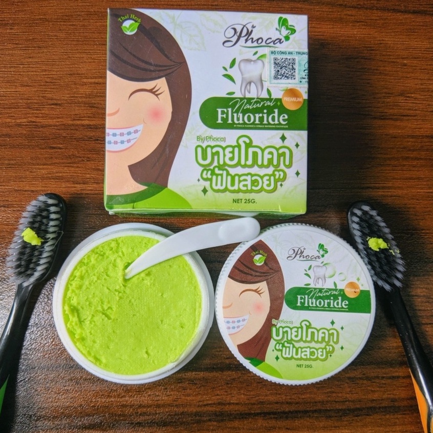 SKNM | Kem Đánh Răng Thảo Mộc Phoca 25g ® - Thái Lan
