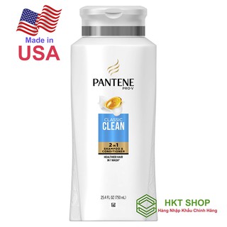Dầu Gội Xả Pantene Classic Clean 2In1 750ml