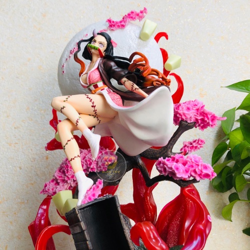 Mô hình nhân vật phim hoạt hình demon slayer kimetsu No yaiba kizuna nezuko Gk Tỉ Lệ 1/6 Có Đèn