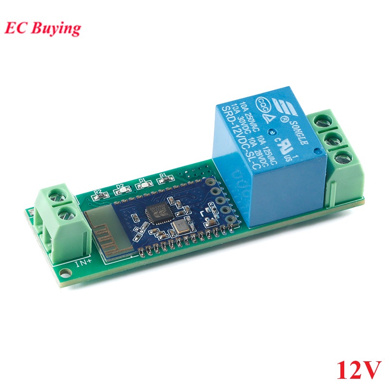 Mô Đun Rơ Le 5v 12v 1 2 4 Kênh bluetooth Thông Minh Điều Khiển Từ Xa Bằng Ứng Dụng Ở Nhà