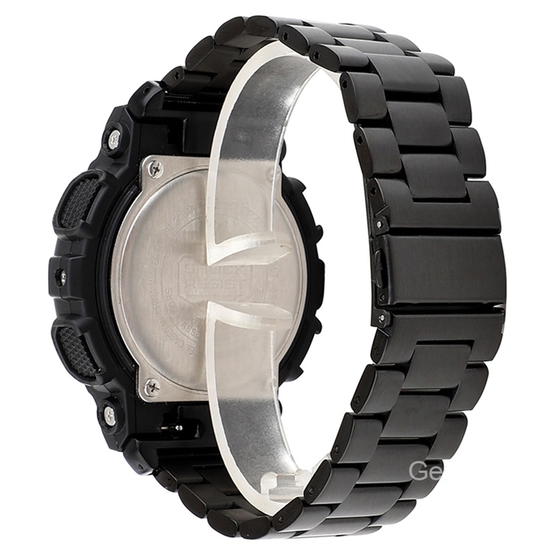 Dây đeo kim loại bằng thép không gỉ thiết kế 3 hạt thay thế cho đồng hồ Casio G-SHOCK GM-6900 GM6900
