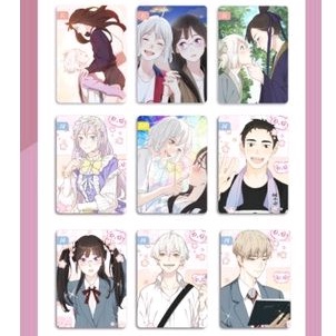 Set 9 thẻ Hôm nay cô ấy cũng thật đáng yêu